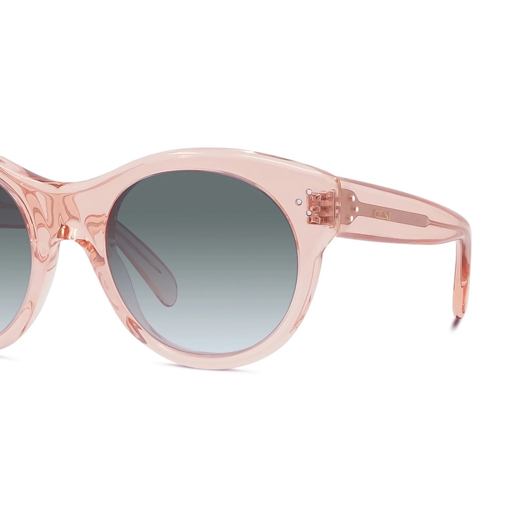 CELINE Pink Transparent Acetate Unisex Sunglasses CL40170I - Picture 10 of 12